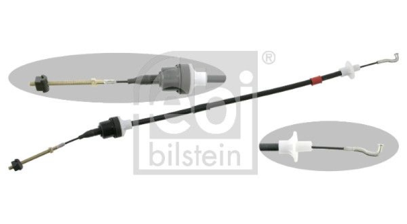 FEBI BILSTEIN 04197 Kupplungsseilzug für Opel