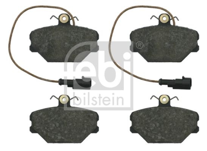 FEBI BILSTEIN 16086 Bremsbelagsatz für Fiat