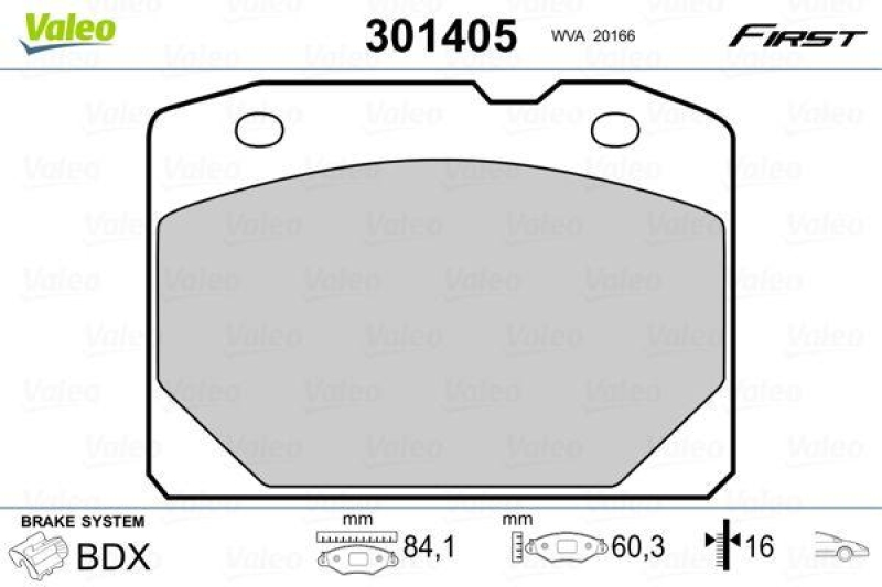 VALEO 301405 SBB-Satz FIRST