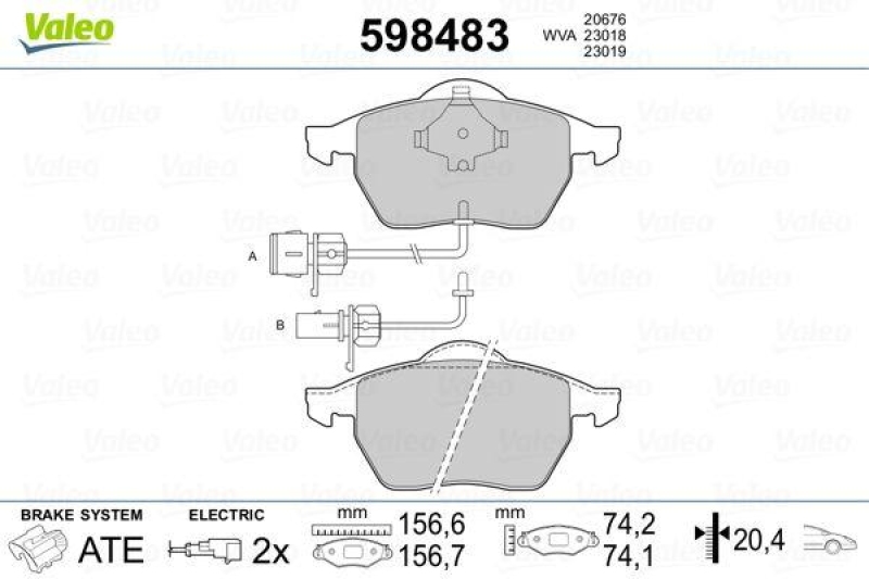 VALEO 598483 SBB-Satz PREMIUM