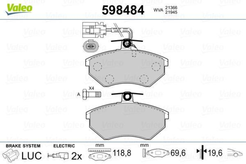 VALEO 598484 SBB-Satz PREMIUM