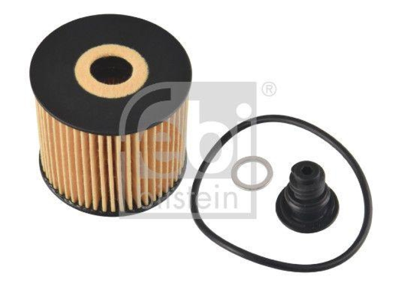 FEBI BILSTEIN 184073 Ölfilter mit Dichtung und Anbaumaterial für HYUNDAI