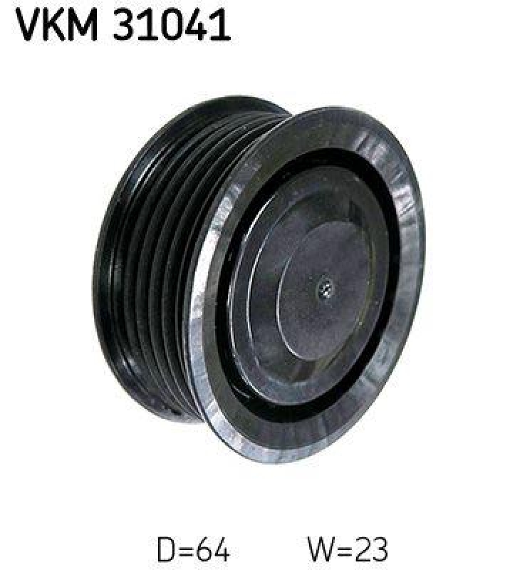 SKF VKM 31041 Umlenk-/Führungsrolle Keilrippenriemen