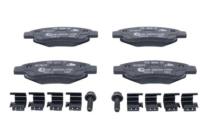 ATE 13.0460-3829.2 Belagsatz vorne für CITR C1 / PEU 107 / TOYO AYGO