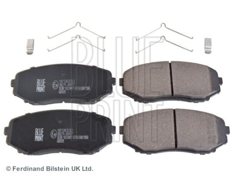 BLUE PRINT ADC44291 Bremsbelagsatz mit Befestigungsmaterial f&uuml;r MITSUBISHI