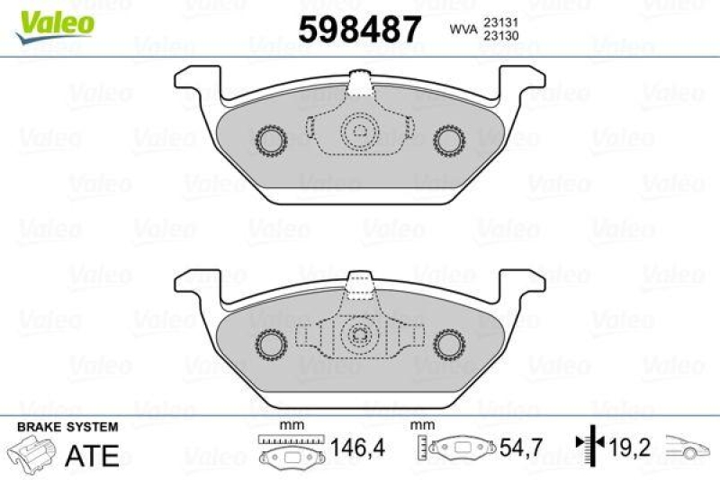 VALEO 598487 SBB-Satz PREMIUM