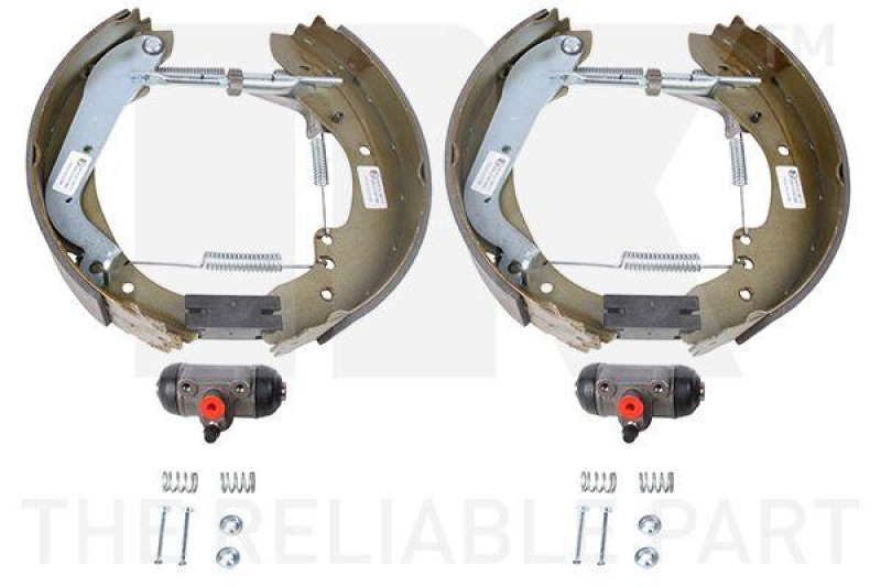 NK 443963502 Bremsensatz, Trommelbremse für RENAULT