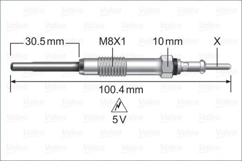 VALEO 345246 Glühkerze CITROEN, C5