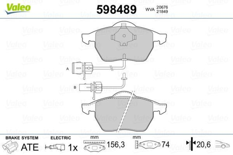 VALEO 598489 SBB-Satz PREMIUM