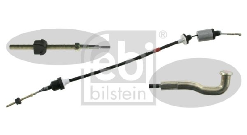 FEBI BILSTEIN 04207 Kupplungsseilzug für Opel