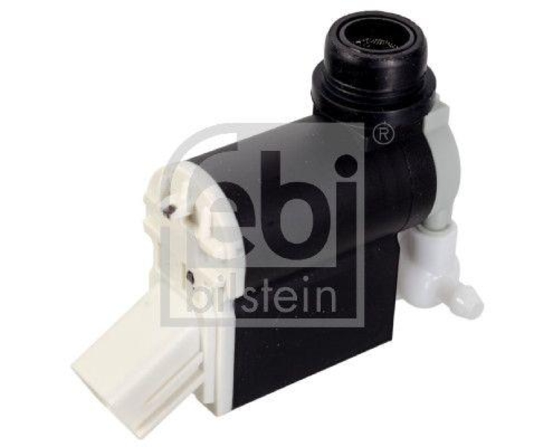 FEBI BILSTEIN 107382 Waschwasserpumpe für Scheibenreinigungsanlage, mit Dichtring für KIA