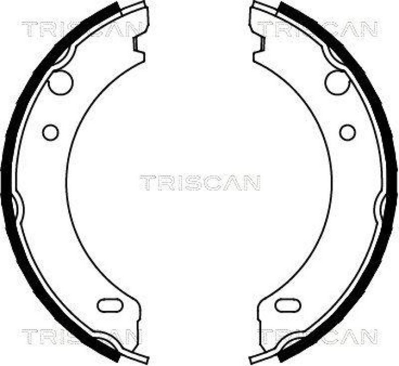 TRISCAN 8100 27538 Bremsbacken, Feststellbremse für Volvo 960 M/Mulitlink