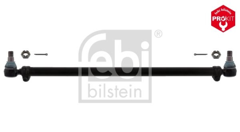 FEBI BILSTEIN 44251 Lenkstange mit Kronenmuttern und Splinten, vom Lenkzwischenhebel zur Vorderachse f&uuml;r M A N