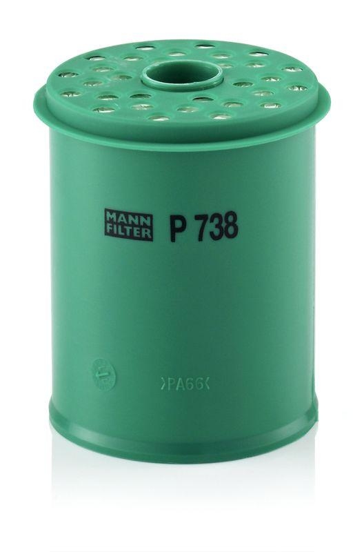 MANN-FILTER P 738 x Kraftstoffilter für PSA