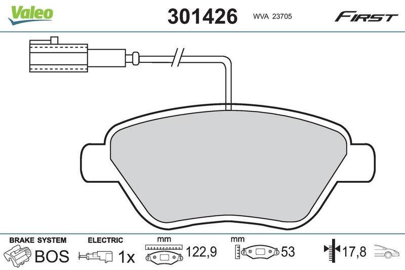 VALEO 301426 SBB-Satz FIRST