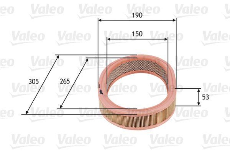 VALEO 585627 Luftfilter