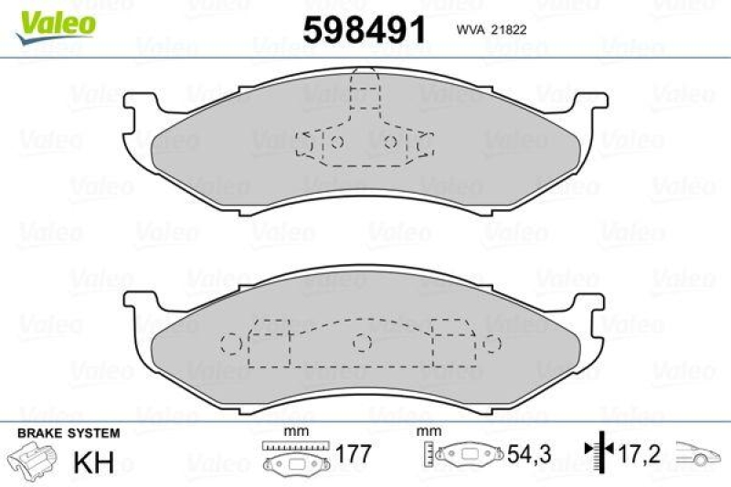 VALEO 598491 SBB-Satz PREMIUM