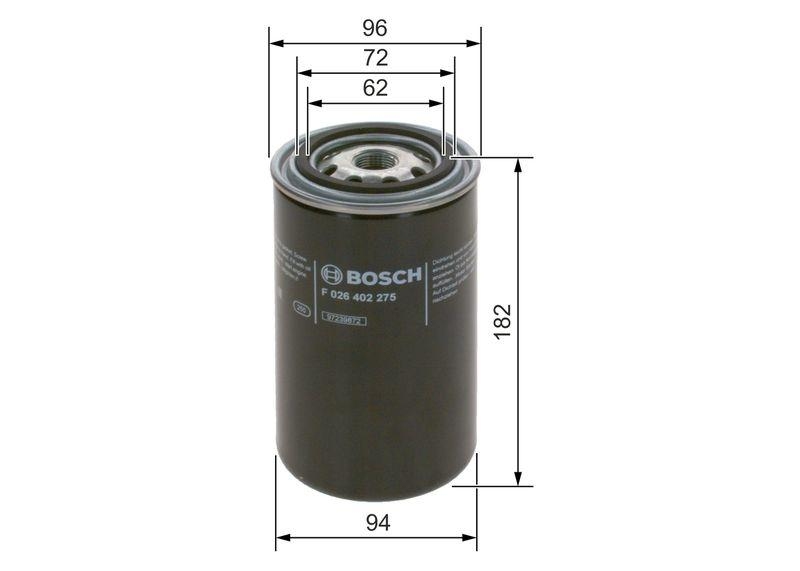 Bosch F 026 402 275 Kraftstofffilterbox N2275