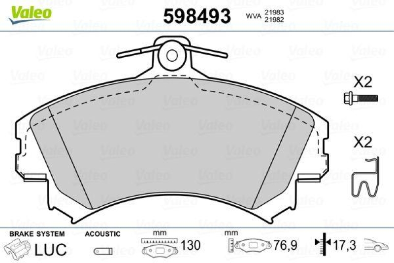 VALEO 598493 SBB-Satz PREMIUM