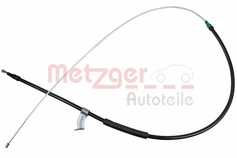 METZGER 17.9001 Seilzug, Feststellbremse für CITROEN/OPEL/PEUGEOT hinten links