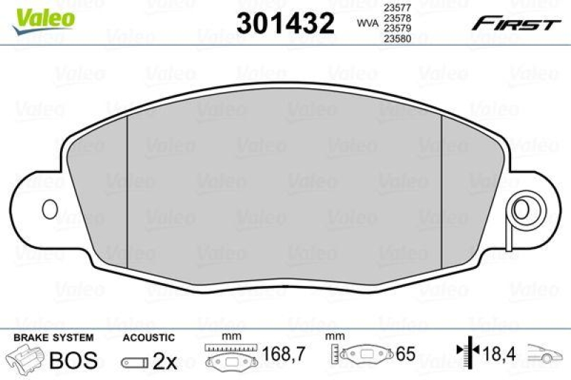 VALEO 301432 SBB-Satz FIRST