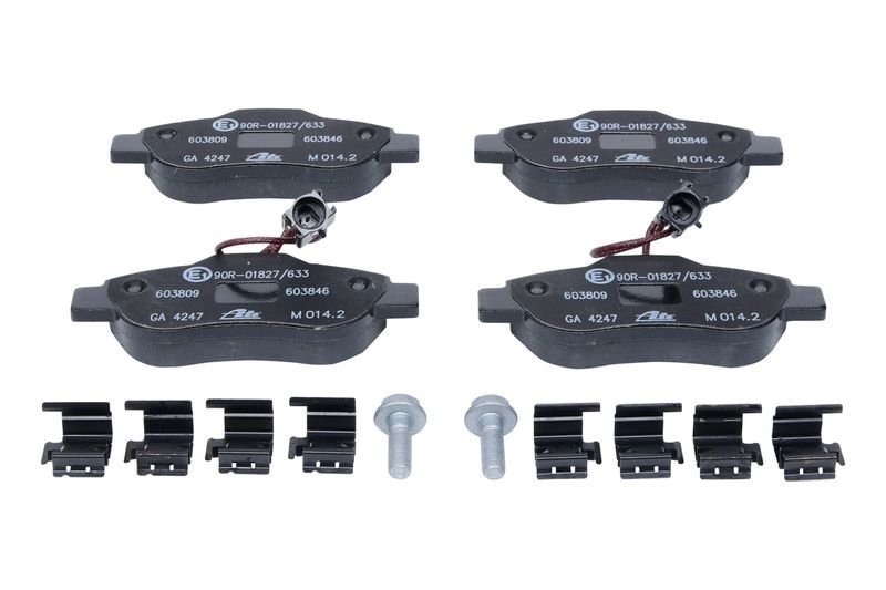 ATE 13.0460-3846.2 Bremsbelagsatz Scheibenbremse für Vorderachse