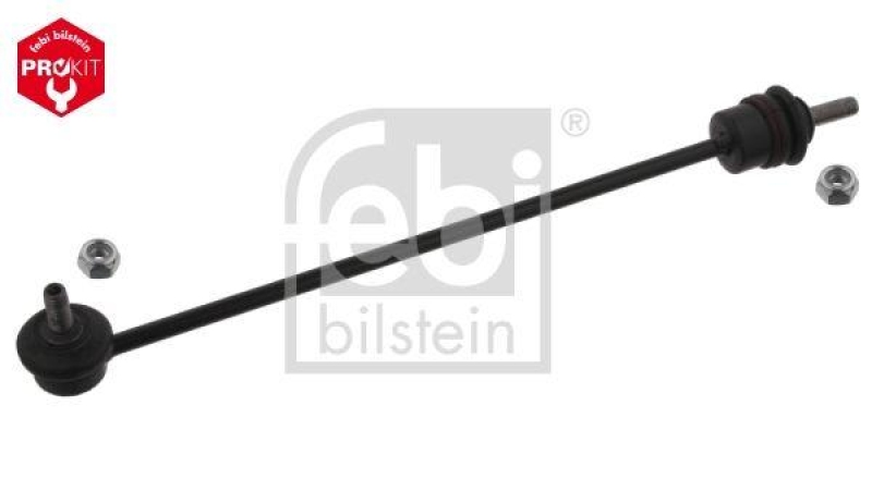 FEBI BILSTEIN 12444 Verbindungsstange mit Sicherungsmuttern für Renault