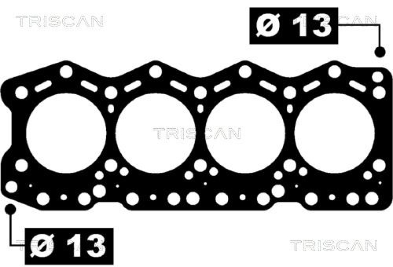 TRISCAN 501-2506 Zylinderkopfdichtung für Fiat