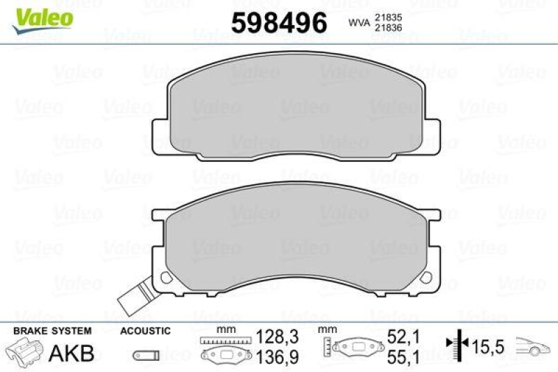 VALEO 598496 SBB-Satz PREMIUM