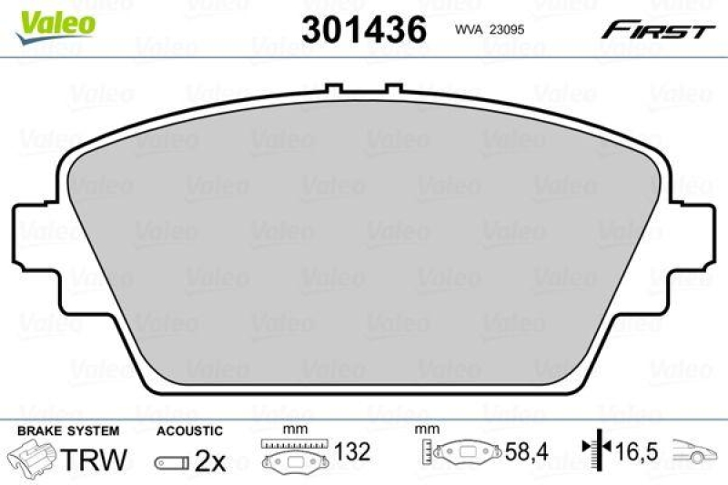 VALEO 301436 SBB-Satz FIRST