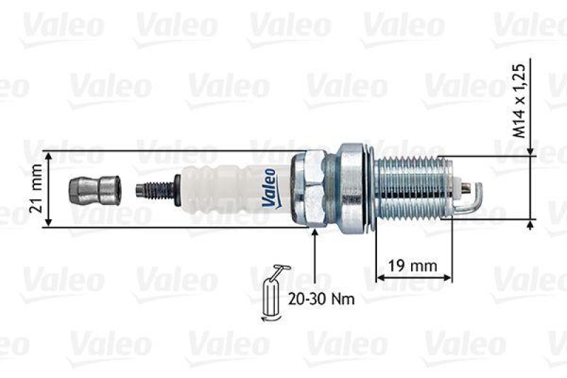 VALEO 246856 Zündkerzen FIAT Panda,Punto