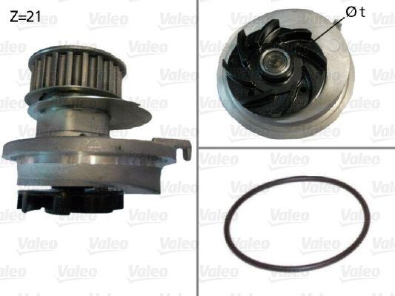 VALEO 506005 Wasserpumpe DAEWOO, OPEL, VAUXHALL DAEW