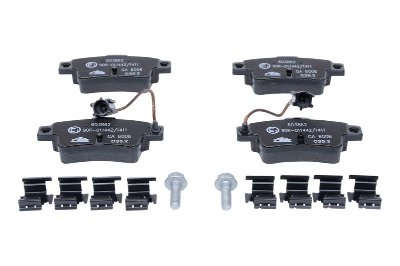 ATE 13.0460-3862.2 Bremsbelagsatz Scheibenbremse für Hinterachse