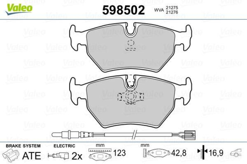 VALEO 598502 SBB-Satz PREMIUM