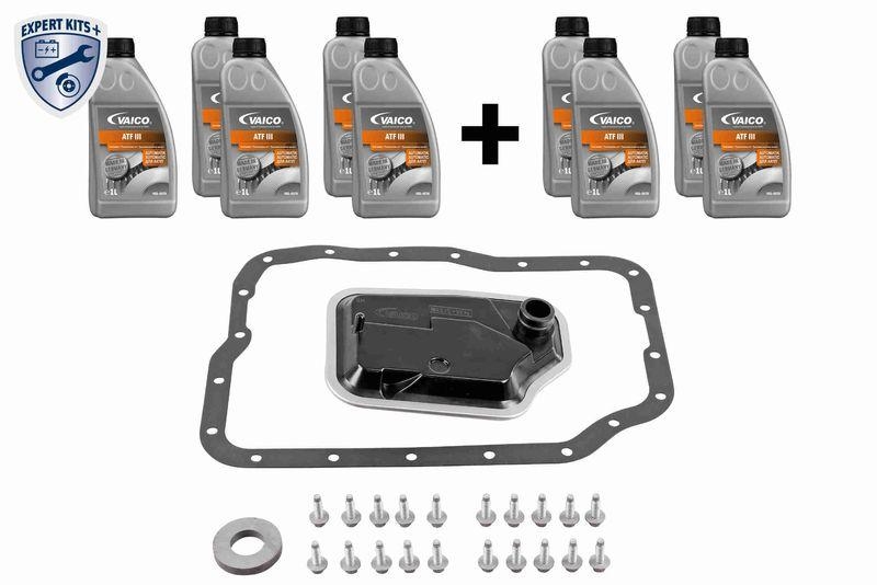 VAICO V25-0797-xxL Teilesatz, Automatikgetriebe-Ölwechsel 4-Gang (4F27E, Fn4A-El) für FORD