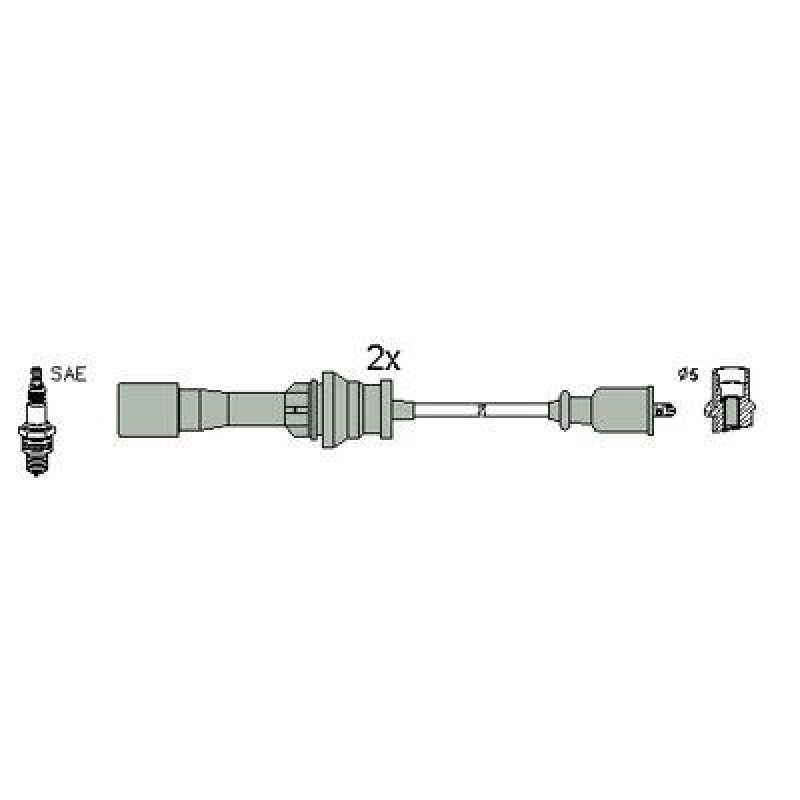 HITACHI 134953 Zündkabelsatz für MAZDA u.a.