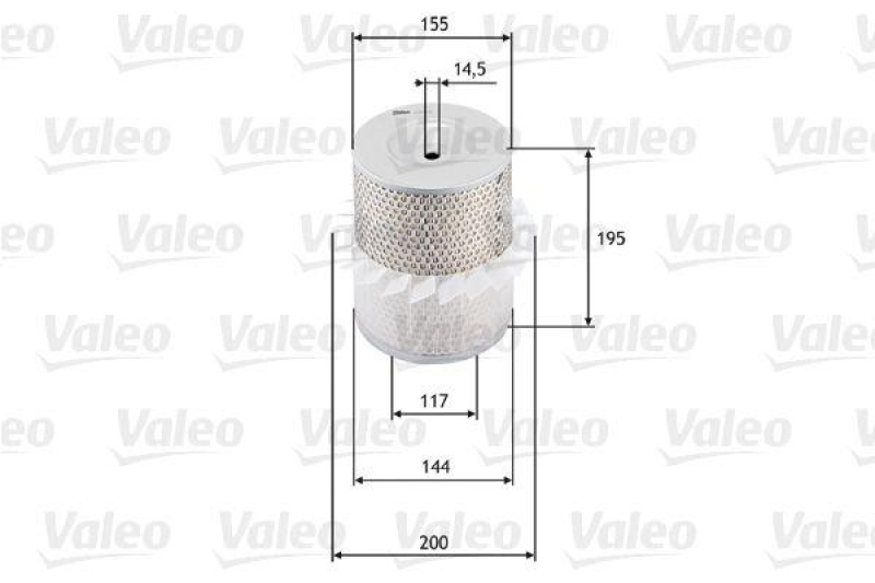 VALEO 585638 Luftfilter