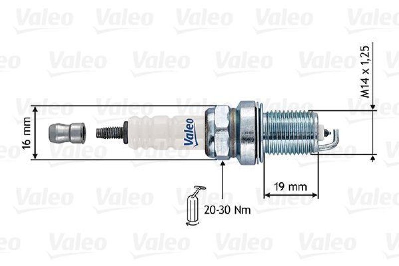 VALEO 246892 Zündkerzen AUDI 80,90,100,200,A6