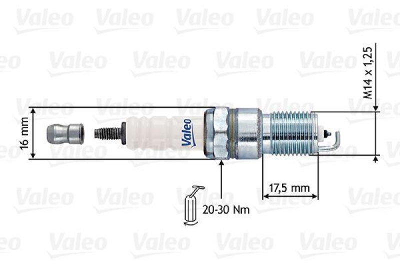 VALEO 246900 Zündkerzen FORD C-Max,Fiesta,Focus