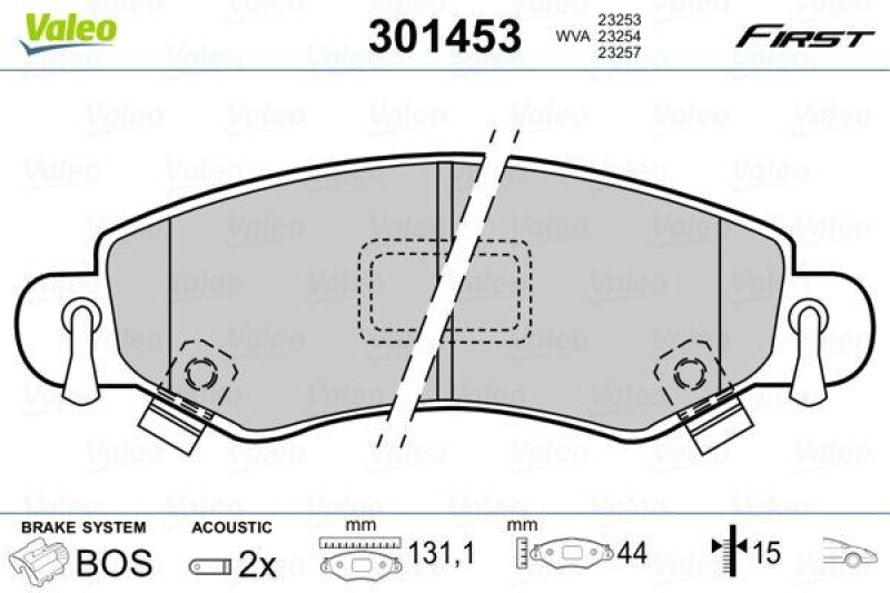 VALEO 301453 SBB-Satz FIRST