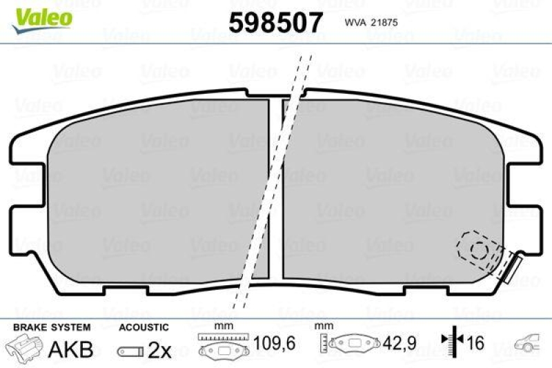 VALEO 598507 SBB-Satz PREMIUM