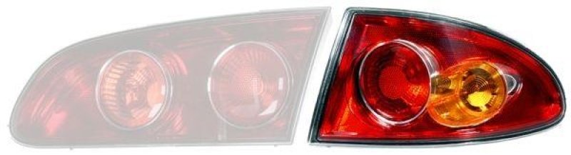 HELLA 9EL 964 950-001 Heckleuchte rechts Halogen SEAT