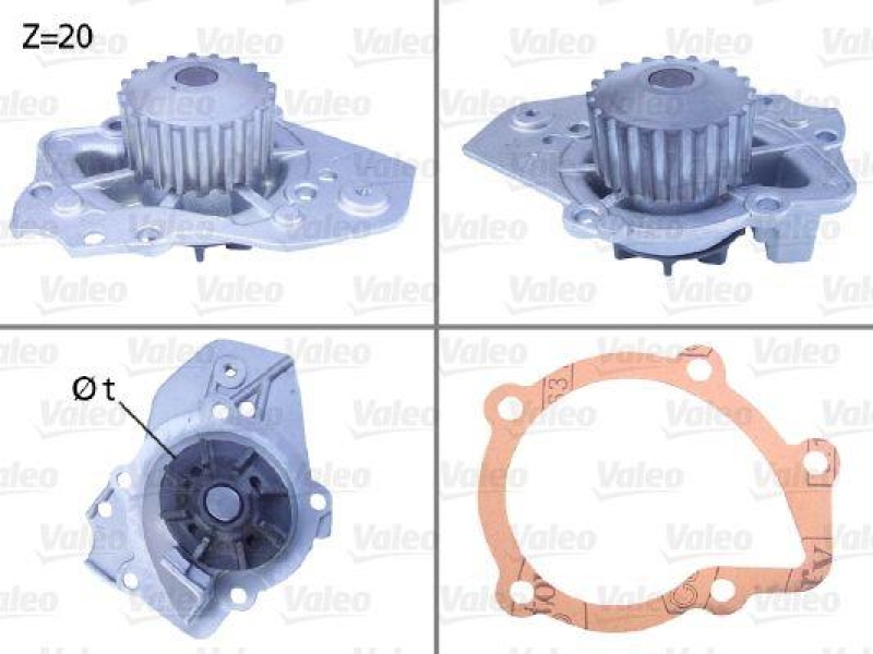 VALEO 506011 Wasserpumpe CITROEN, PEUGEOT, TALBOT CI