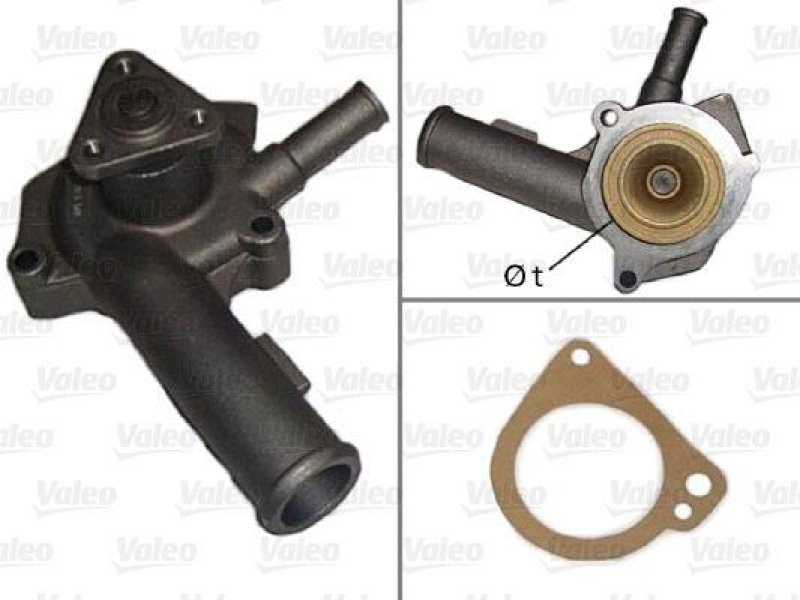 VALEO 506012 Wasserpumpe FORD FORD FIESTA