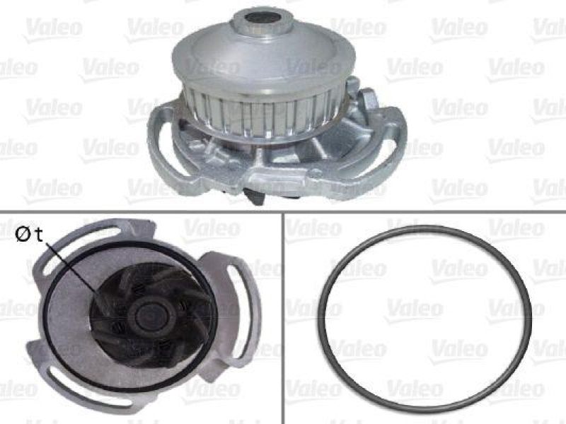 VALEO 506013 Wasserpumpe AUDI, VOLKSWAGEN AUDI 50