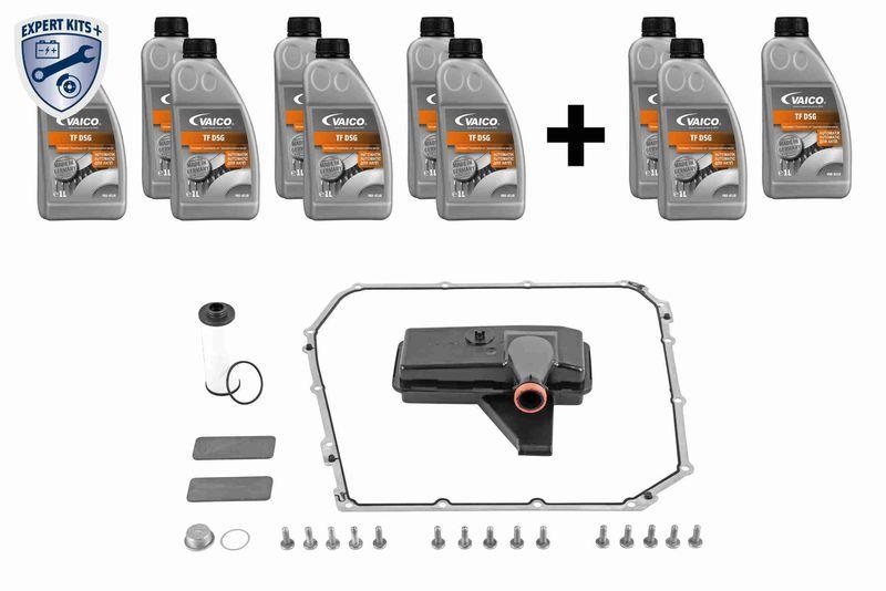 VAICO V10-3220-xxL Teilesatz, Automatikgetriebe-Ölwechsel 7-Gang S-Tronic (Dsg) für VW