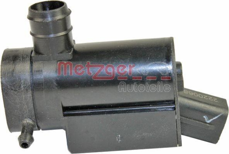 METZGER 2220068 Waschwasserpumpe, Scheibenreinigung für HYUNDAI vorne