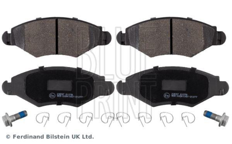 BLUE PRINT ADP154217 Bremsbelagsatz mit Befestigungsmaterial für Peugeot