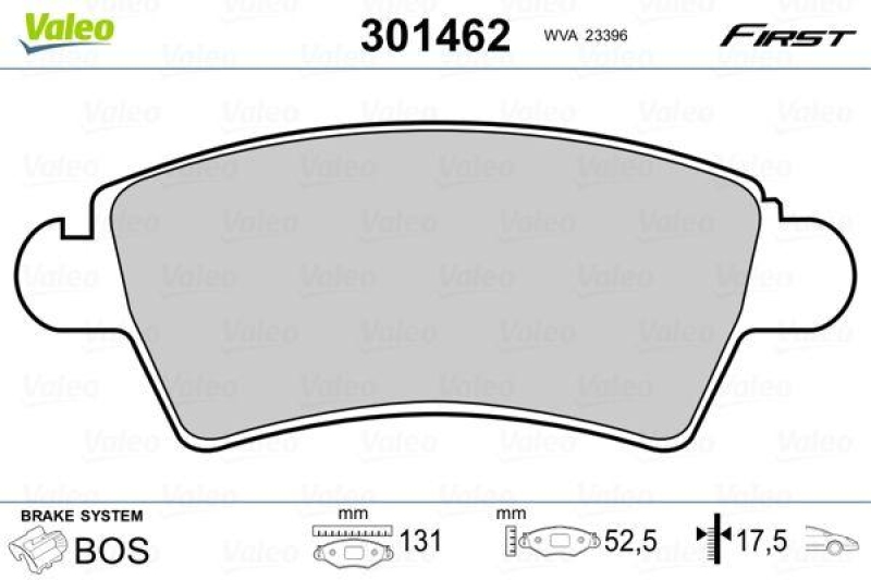 VALEO 301462 SBB-Satz FIRST