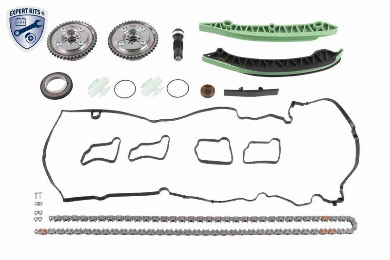 VAICO V30-10019 Steuerkettensatz Kurbel-/ Nockenwelle, Geschlossen für MERCEDES-BENZ